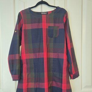 Good Condition Plaid Dress